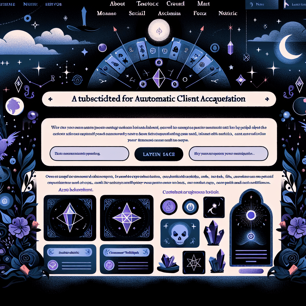 “Cómo Optimizar tu Página Web Esotérica para Captar Clientes en Automático”