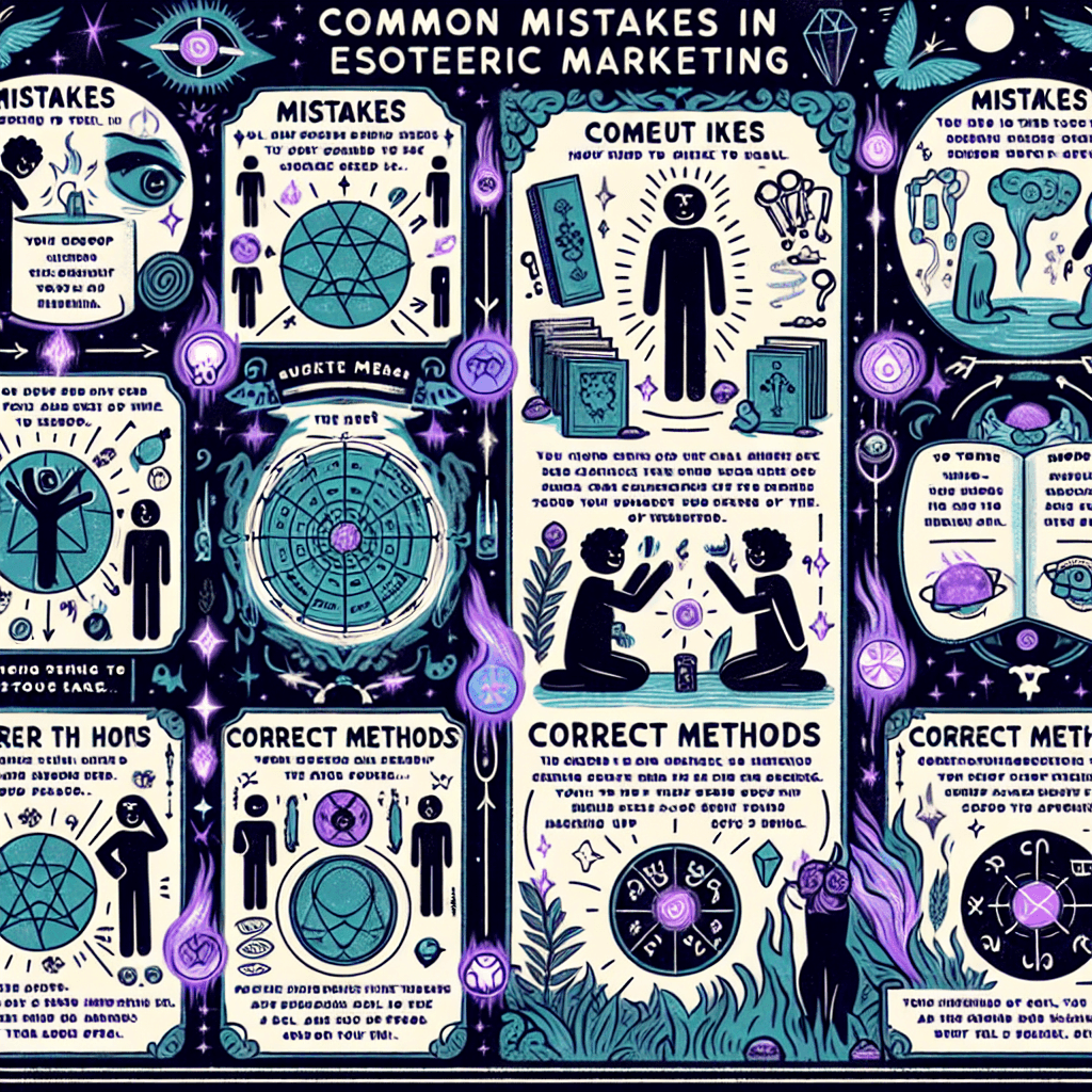 Errores Comunes en el Marketing Esotérico (Y Cómo Evitarlos) 4 Errores Comunes en el Marketing Esotérico (Y Cómo Evitarlos)